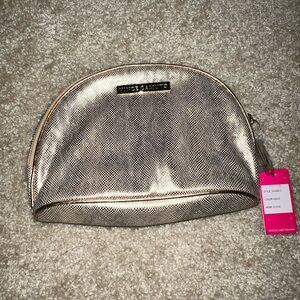 Vince Camuto Metallic Gold Cosmetic Bag